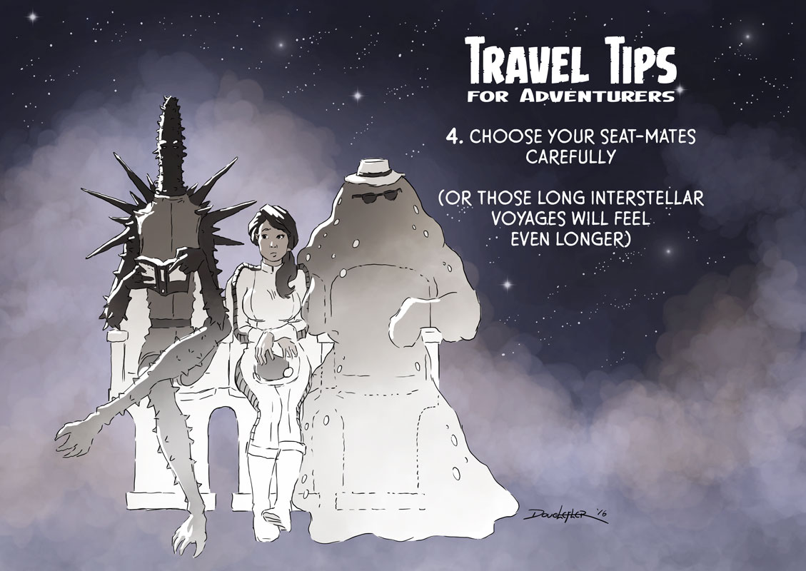 space alien travelers