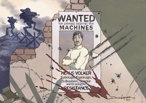 Dieselpunk wanted poster